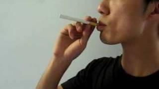 electronic cigarette filmed in 2005