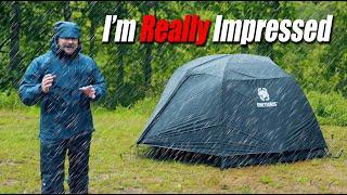 This Tent Only Costs $180 and It Performs This Good! - OneTigris Stella Tent Waterproof Test