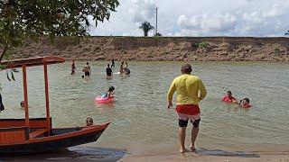 Dia De Praia e Sol no Rio Muru Sales Mateus news