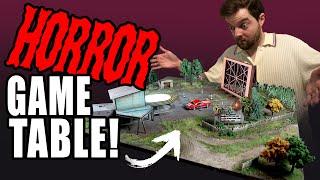 Build an 80s SLASHER Gaming Table with Quick and Easy Scenic Methods! | Terrain School S1E5