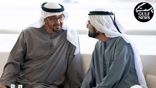 UAE President meets Sheikh Mohammed bin Rashid at Qasr Al Bahr