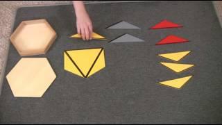 Montessori Sensorial Lesson - Large Hexagon Box