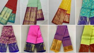 Exclusive Kanchivaram Bridal saree collection kanjeevaram wedding silk sarees