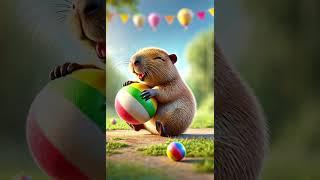 Capybara - Chuột lang nước #capybara #nhacthieunhi  #hoathinhtreem #melodykids #chuotlang  #cute