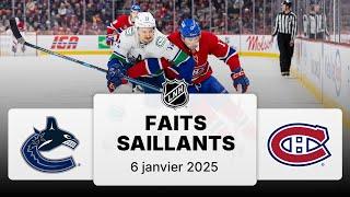 Canucks vs Canadiens 06/01 | Faits saillants