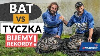 Bat vs Tyczka! Ile ryb uda się złowić w 10 minut? Bijemy rekord w łowionych rybach! #ROBINSONVLOG 73