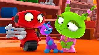 Rob The Robot | Space Kitten | Preschool Learning Videos For Kids