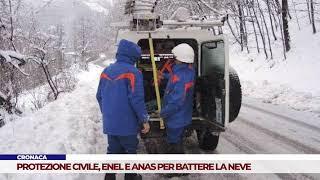 CRONACA. PROTEZIONE CIVILE, ENEL E ANAS PER BATTERE LA NEVE