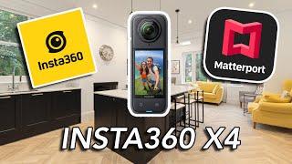 Create amazing virtual tours with the Insta360 X4 and Matterport!