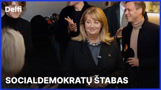 Tiesiogiai – iš Lietuvos socialdemokratų partijos štabo: komentarai