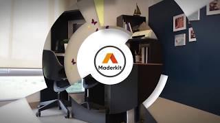 Maderkit- Mueble Multifuncional Escritorio en L