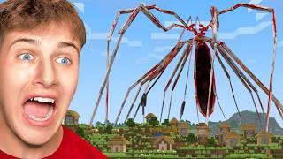 Fooling My Brother with ARACHNOPHOBIA Spider Mod in Minecraft