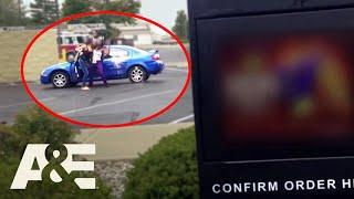 Man Casually Orders Fast Food Amid Parking Lot Brawl | Customer Wars | A&E