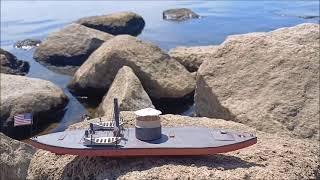 USS Monitor - Paper Modeling nr 216 Oriel , paper model 1/200, build review