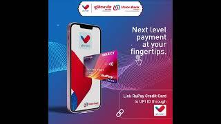 Use RuPay Credit Card with UPI | Union Bank of India