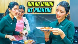 Neetu Bhabhi Ne Banaye Gulab Jamun Ke Pranthe 