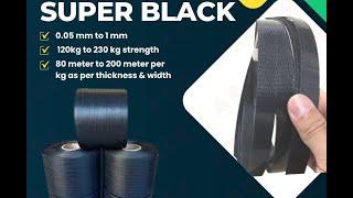 Super Black Plastic Strap #packagingmachine #tools #packingmachinefactory