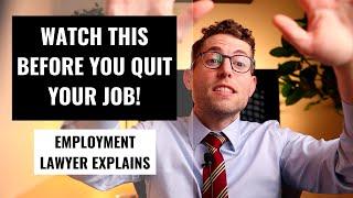 Can You Sue Your Employer If You Quit Your Job?