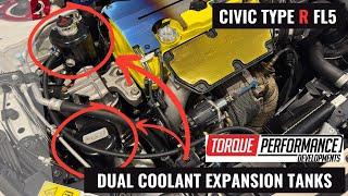 TORQUE PERFORMANCE DEVELOPMENTS - DUAL COOLANT EXPANSION TANKS // FL5 CIVIC TYPE R