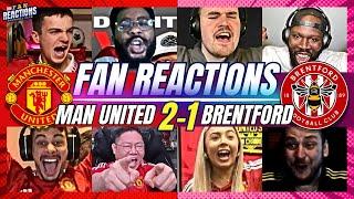 MAN UNITED FANS RELIEVEDREACTION TO MAN UNITED 2-1 BRENTFORD | 24/25 PREMIER LEAGUE