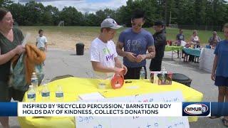 Barnstead boy spreads kindness, gets surprise visit from Justin Spencer