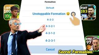 100% WIN IF YOU USE THIS SECRET FORMATION  | eFootball 2024 Mobile