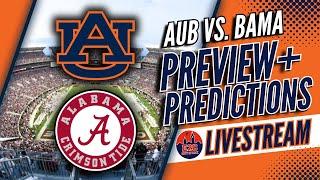 Predictions for Auburn vs Alabama | Iron Bowl | PREVIEW, STATS, and SCORE