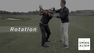 Golf Alignment, Rotation, Connection with Swing Align (20s)