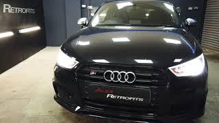 2016 Audi S1 with folding mirrors retrofitted with folding on lock from key fob