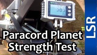 Planet Paracord 550 Strength Test - Type III