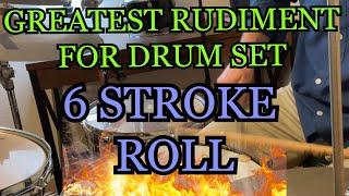 How to MASTER the Six Stroke Roll | Drum Lesson and Application