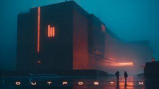 OUTPOST X: Dystopian Blade Runner Ambience | Dark Cyberpunk Ambient Music for Deep Focus | 1 Hour