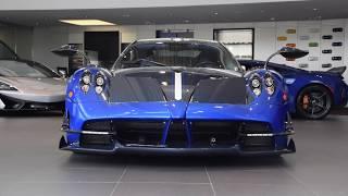 Blue Pagani Huayra BC - Walkaround at Miller Motorcars