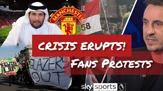  UNITED FANS ERUPT IN MASSIVE PROTEST!  GLAZERS & RATCLIFFE UNDER FIRE AS CLUB CRISIS DEEPENS! 