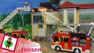 Playmobil Film "Feuer in der Schule" Familie Jansen / Kinderfilm / Kinderserie