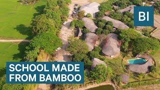 This School In Thailand Is Made Entirely Out Of Bamboo And Earth