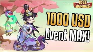 9th Anniversary LIVE! 1000 USD spent for the BIGGEST Stat Boost EVER!!! - Idle Heroes