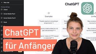 ChatGPT Tutorial (deutsch): Anleitung für Anfänger mit Beispielen