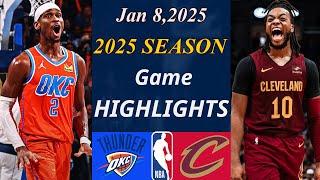 Cleveland Cavaliers vs Oklahoma City Thunder Game Highlights | Jan 8,2025 | NBA TODAY