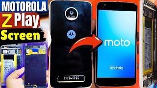 Motorola Z Play Screen Replacement 2024 ! How To Replace Moto Z Play Broken Screen Disassembly