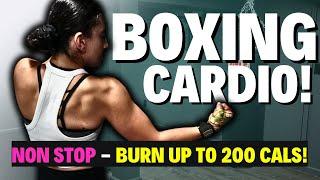Shadow BOXING Cardio Workout! (Non Stop QUICK 10 Minutes!)//SYLVIA NASSER
