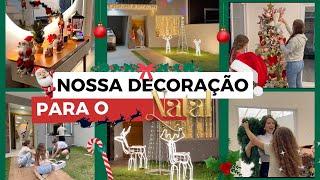 Nossa decoração para o Natal