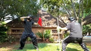 Zulu stick fighting