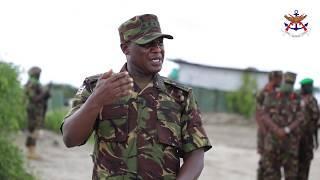 Chief of the Defence Forces, General Robert Kibochi visits KDF troops in Somalia