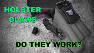 Holster Claws - Do They Actually Work? #ConcealedCarryTips