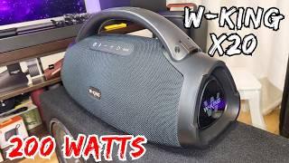 200Watts of POWER! W-King X20 Speaker Review