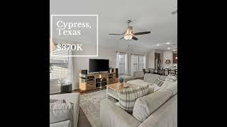 Cypress, Texas   $370K