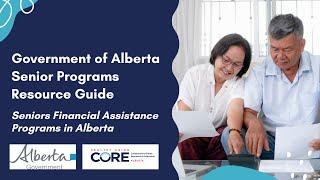 Seniors Financial Assistance Programs in Alberta