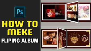 How to Make Flipping Album Video // Make Flip Album only 10 minutes // Adobe Photoshop