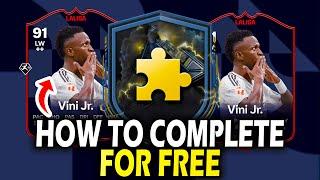 How to Complete 91 POTM Vinicius Junior SBC for FREE in FC 25 Ultimate Team